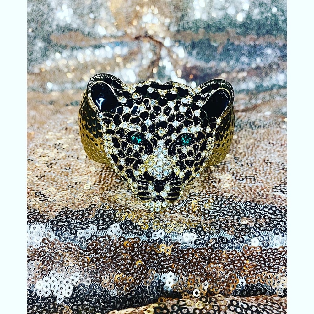 Natasha Accessories Leopard Bracelet
